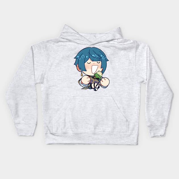 Genshin Impact Xingqiu Kids Hoodie by oletarts